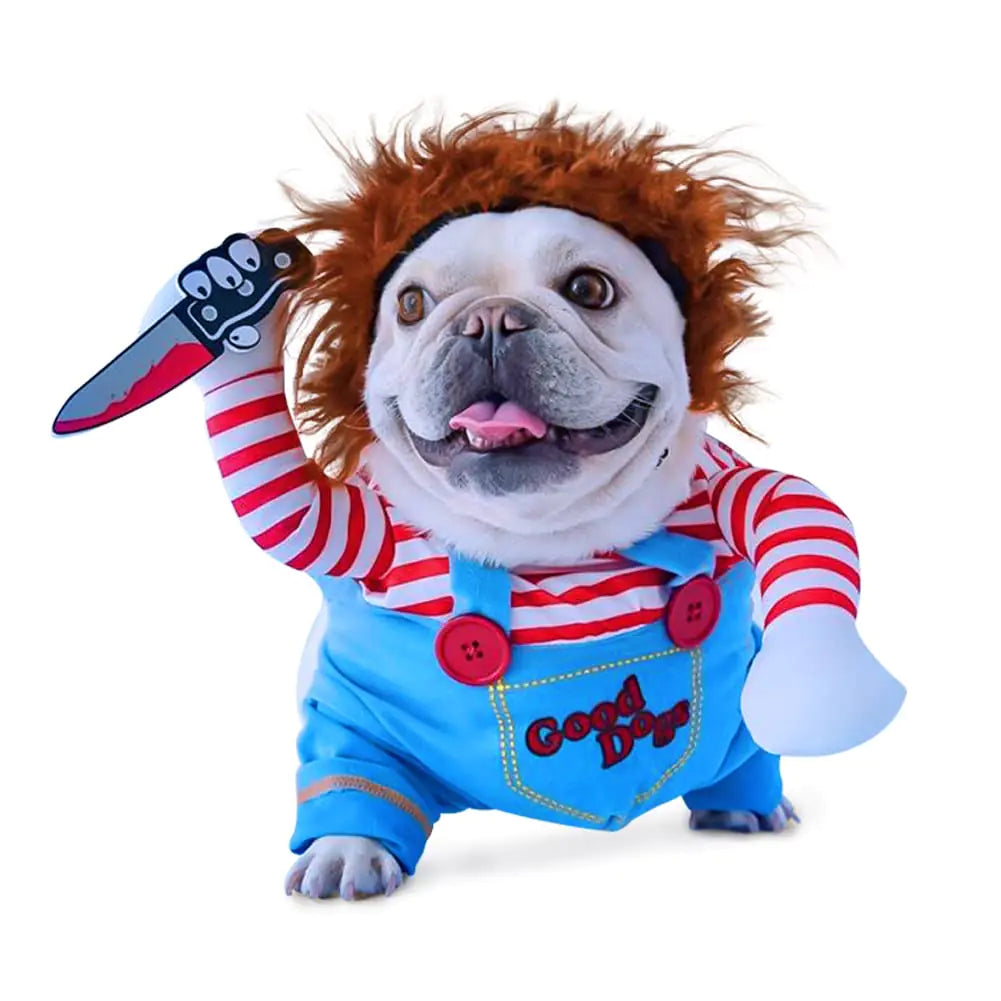 Funny Halloween Chucky Pet Dog Costume