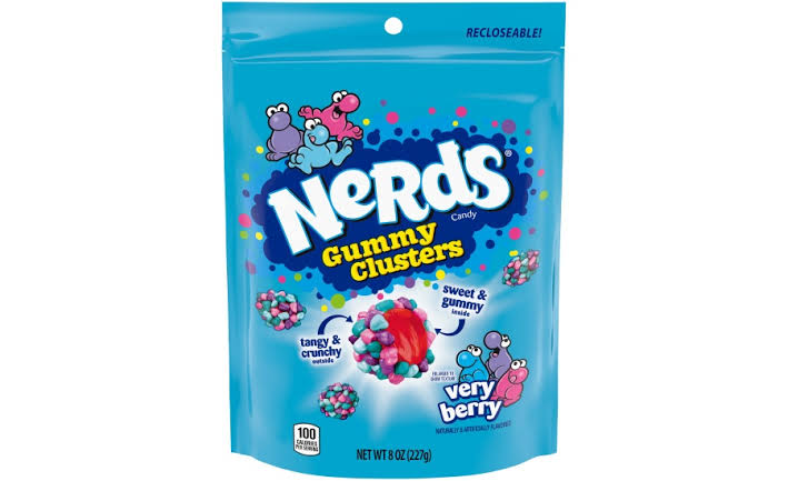 Nerds Gummy Cluster Very Berry Stand Up Resealable Pouch
