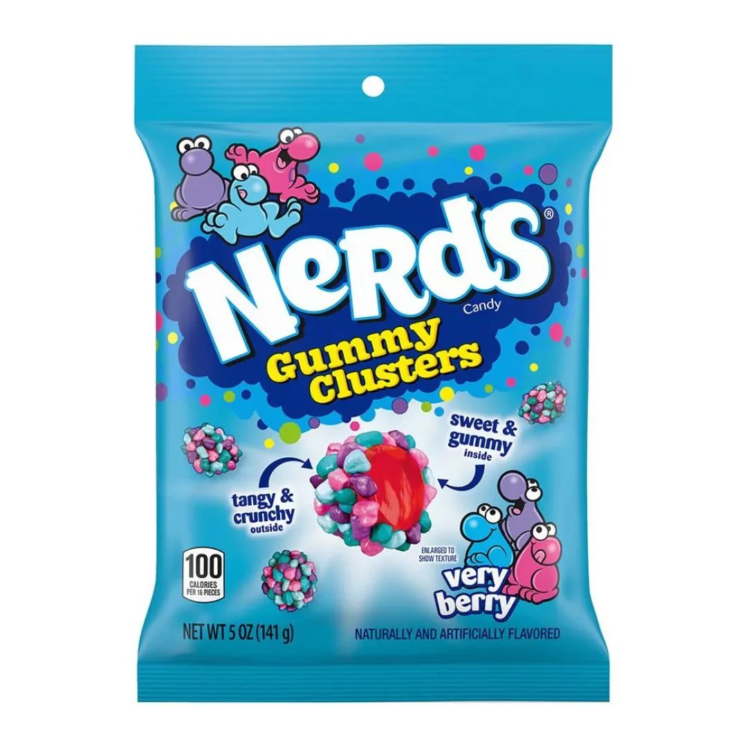 Nerds Gummy Clusters Very Berry 141g - Candy (not for sale) from Nerds, TSARC