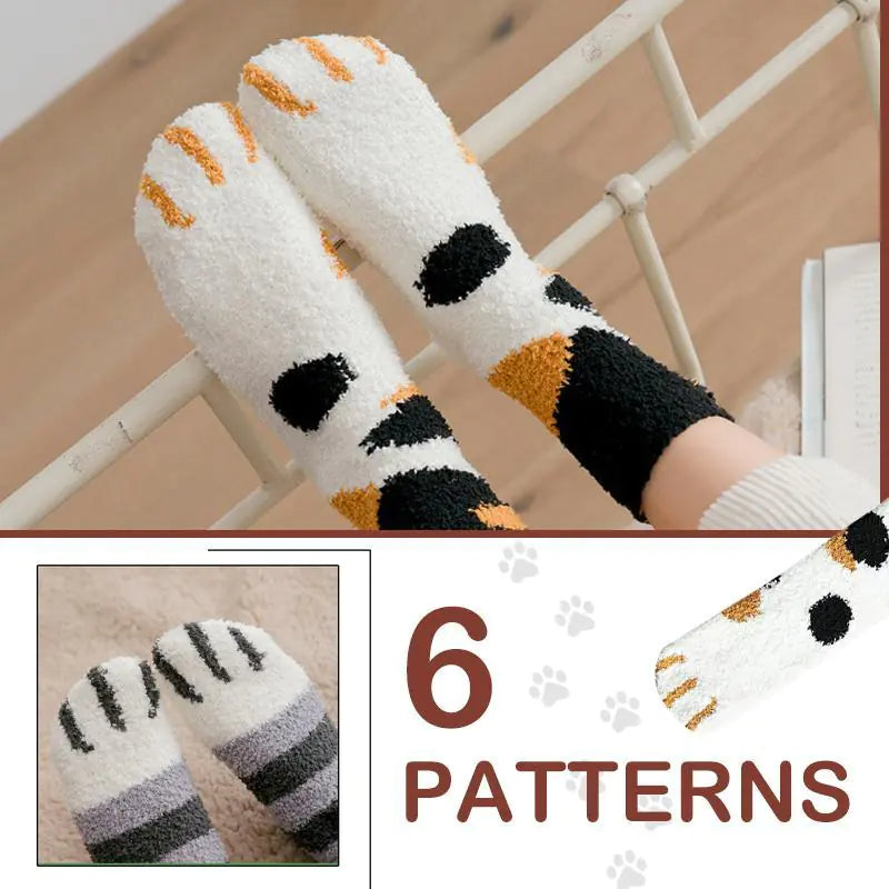 Cat Paws Print Socks