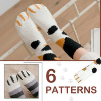 Thumbnail for Cat Paws Print Socks