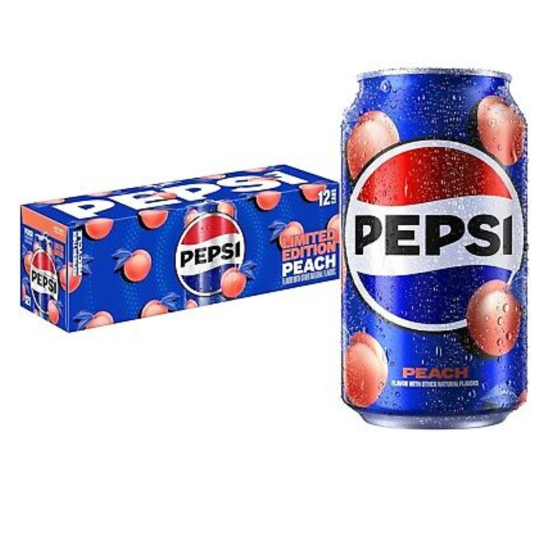Pepsi Peach 12 pack Limited Edition