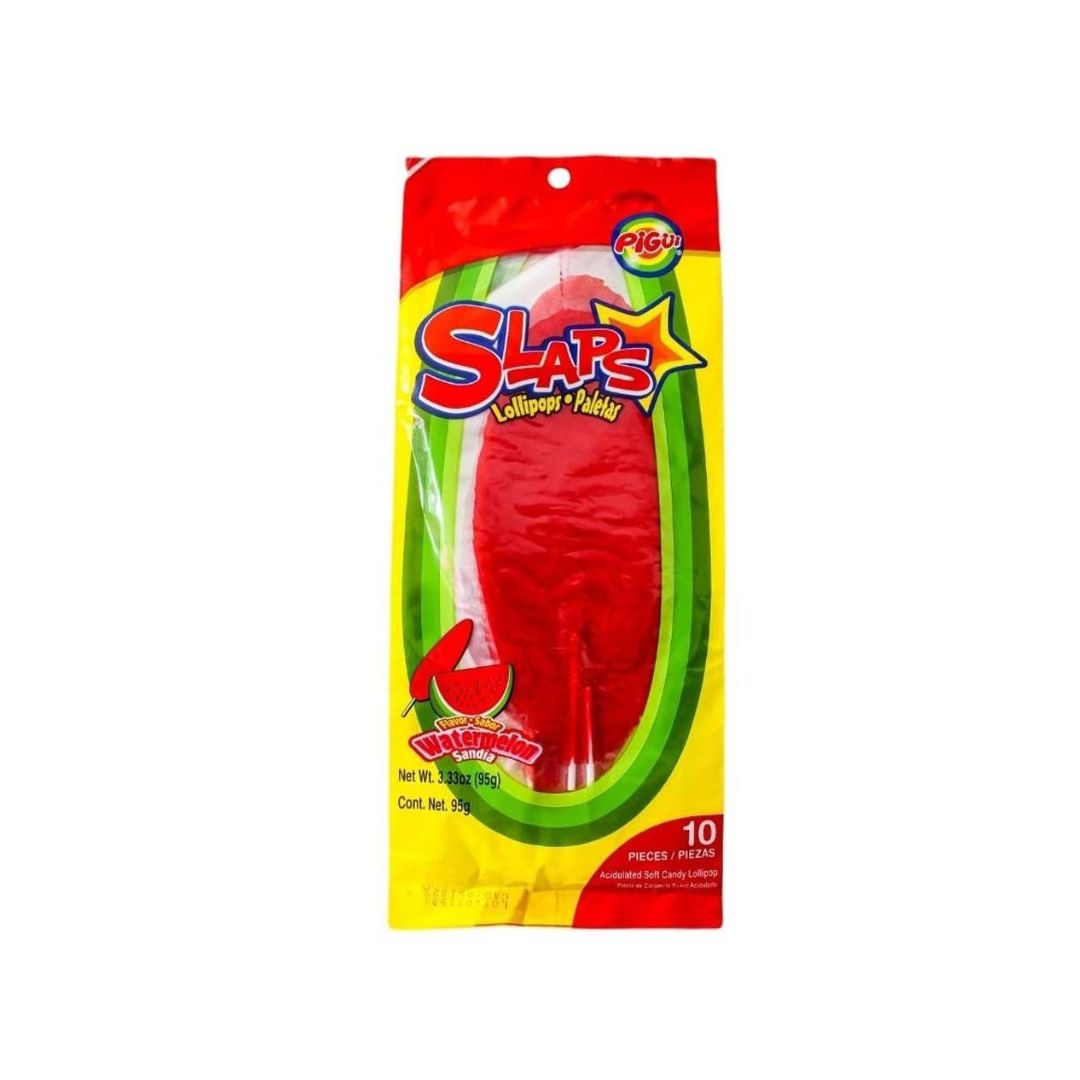 Pigui The Original Slaps Watermelon Lollipops (100g)