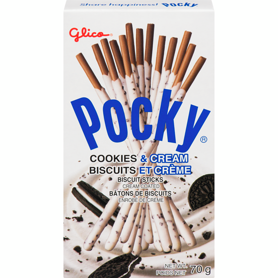 Pocky Cookies and Cream Biscuit Sticks