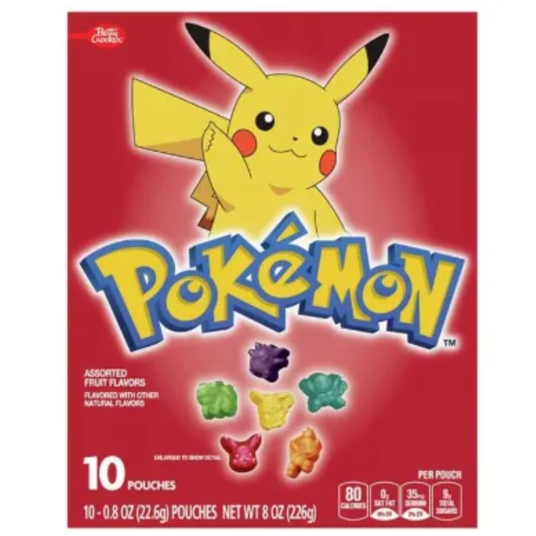 Pokemon Assorted Fruit Snack