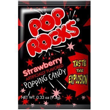 Pop Rocks Strawberry Popping Candy