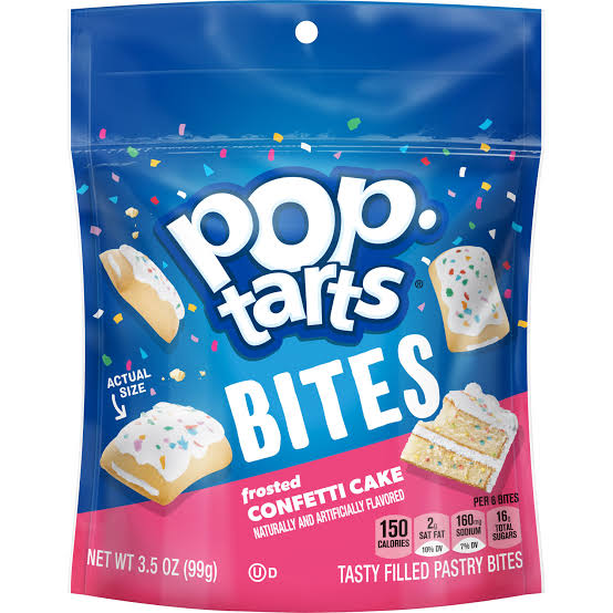 Pop Tarts Bites Frosted Confetti Cake 99g