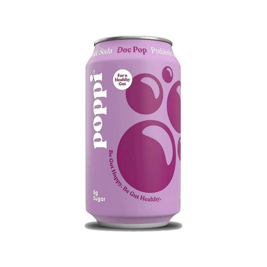 Poppi Prebiotic Soda Doc Pop 355ml - Soda Pop (not for sale) from Poppi, TSAED