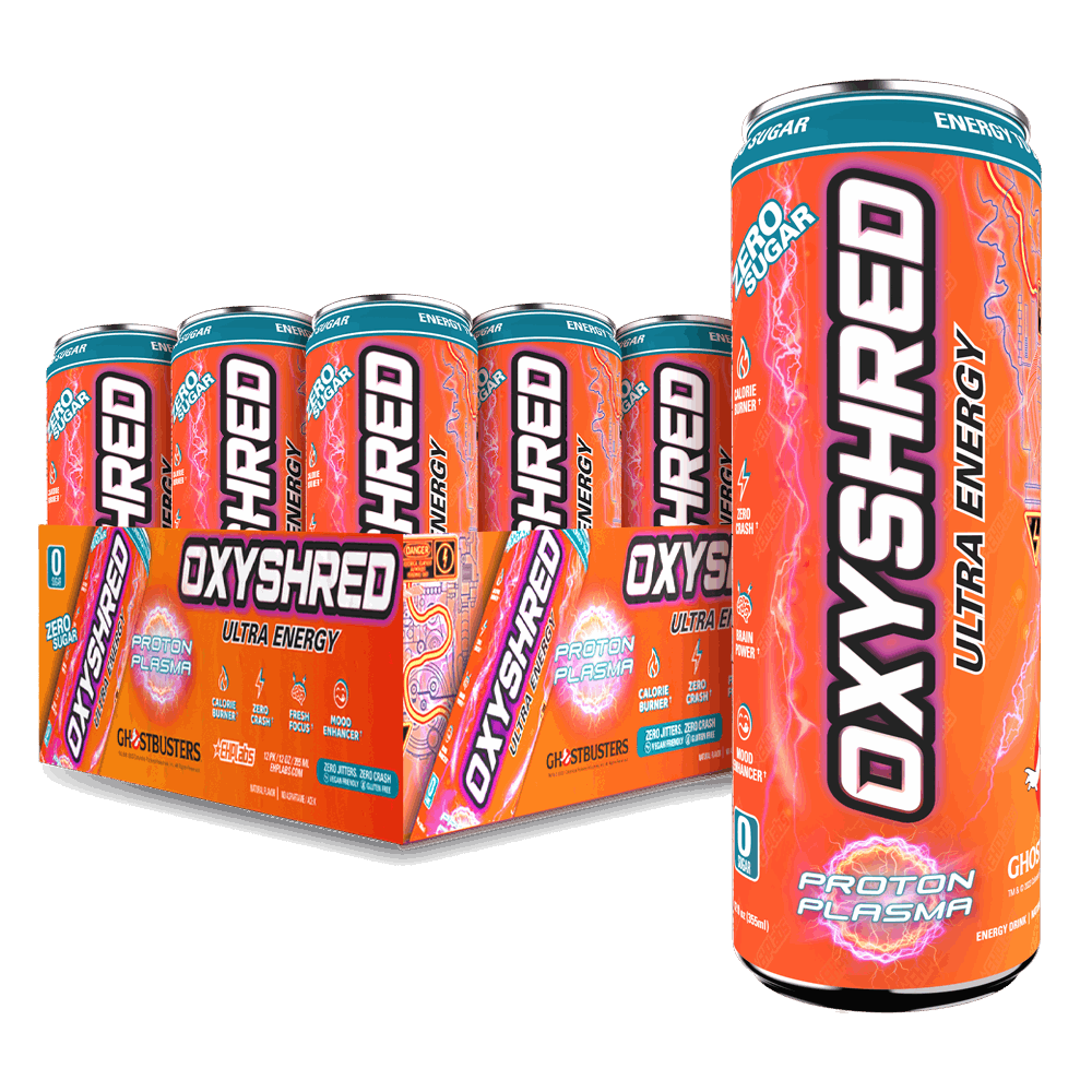 12 Pack Oxyshred Proton Plasma Ultra Energy Zero Sugar