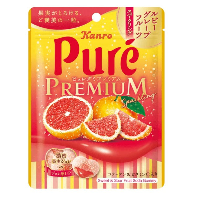 Pure Premium Grapefruit Sparkling Gummy 54g