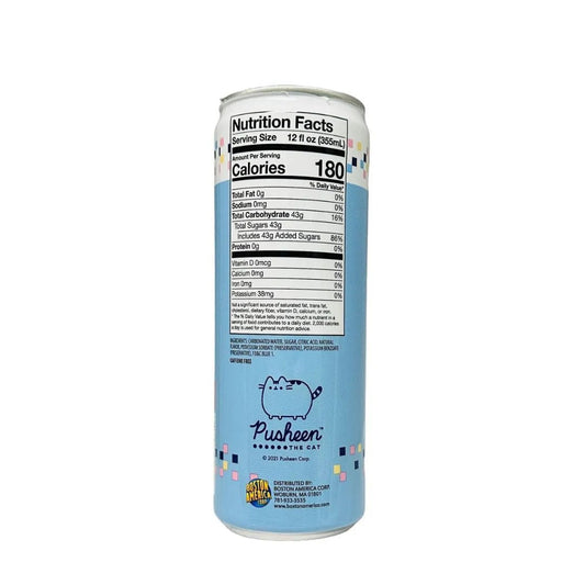 Pusheen Blue Raspberry Fizzy Drink Soda Pop (not for sale) Pusheen The Cat, TSAED
