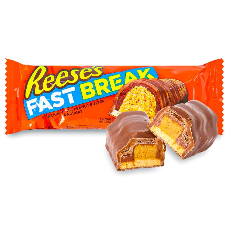 Reese's Fast Break Milk Chocolate Peanut Butter & Nougat