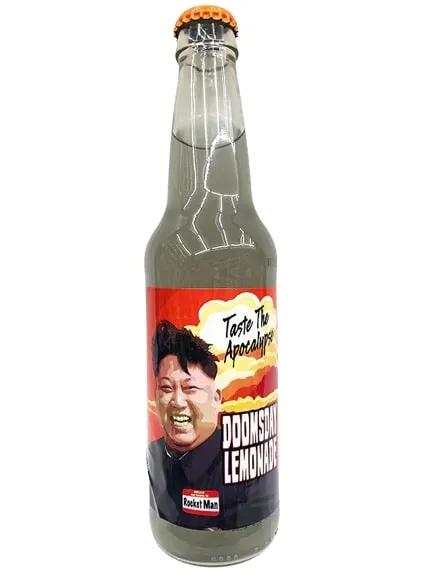 Rocket Man Doomsday Lemonade - Taste the Apocalypse Soda Pop (not for sale) Rocket Fizz, TSAED
