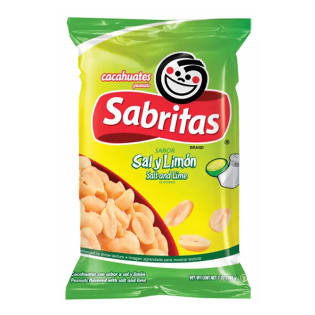 Sabritas Peanuts Salt & Lime 198g