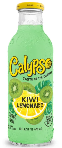 Calypso Kiwi Lemonade Soda Pop (not for sale) Calypso, TSAED