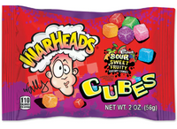 Thumbnail for WarHeads Sour Sweet & Fruity Chewy Candy Cubes Peg Bag