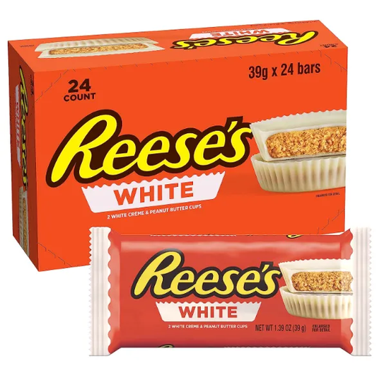 Reese's 2 White Creme & Peanut Butter Cups - Snacks/Chocolates (not for sale) from Reese's, TSARC, TSASN&CH, cabestseller