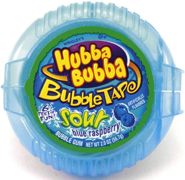 Hubba Bubba Bubble Tape Sour Blue Raspberry