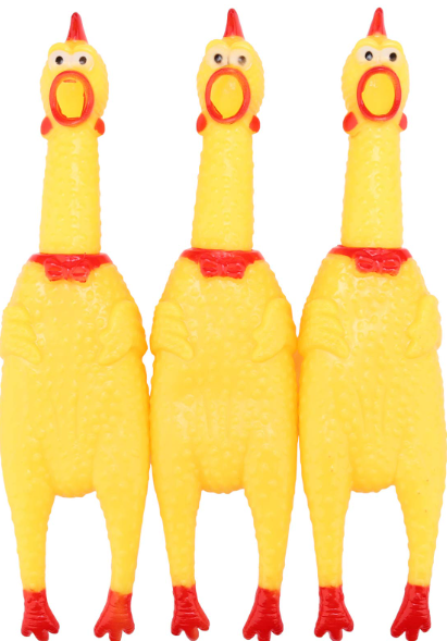 Squeaky Chicken Toy