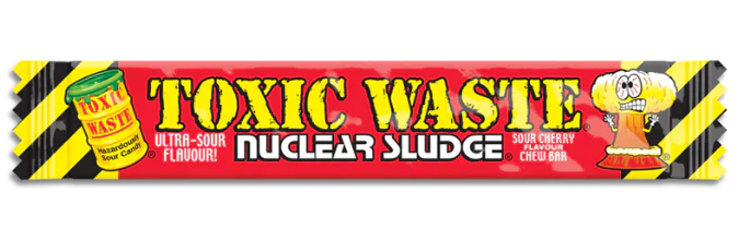 Toxic Waste Nuclear Sludge Bars Ultra Sour Flavour
