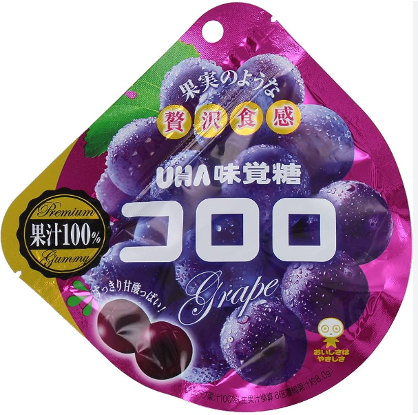 UHA - Kororo Grape Gummy 48g