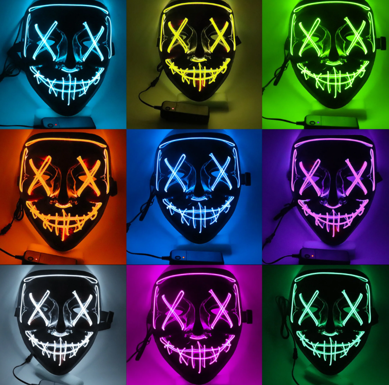 Halloween Masks with Light