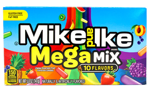 Mike & Ike Mega Mix 10 Flavors