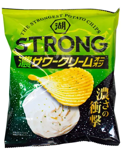 Koikeya - Strong Sour Cream Onion Potato Chips - Asian Snacks from Koikeya, TSAJS, TSAAS