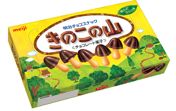 Meiji - Kinokonoyama Mushroom Chocolate (74g) - Japan