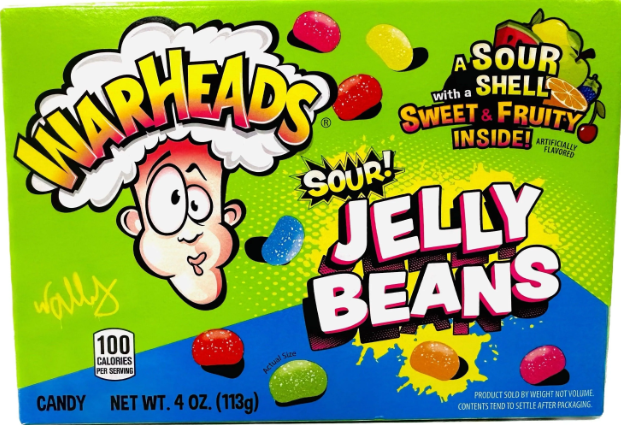 Warheads Sour Jelly Bean