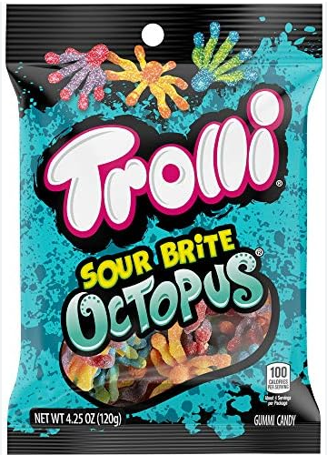 Trolli Sour Brite Octopus 120g