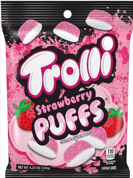 Trolli Strawberry Puffs - Gummies (not for sale) from Trolli, TSASN&CH, TSARC