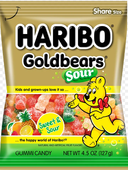 Haribo Goldbears Sweet & Sour Gummy