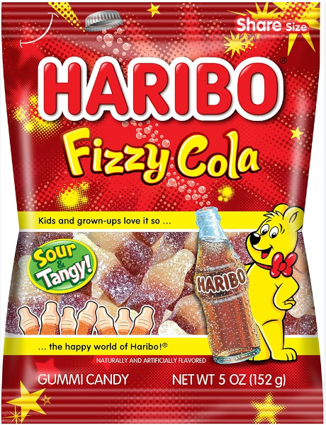 Haribo Fizzy Cola Sour & Tangy Gummy