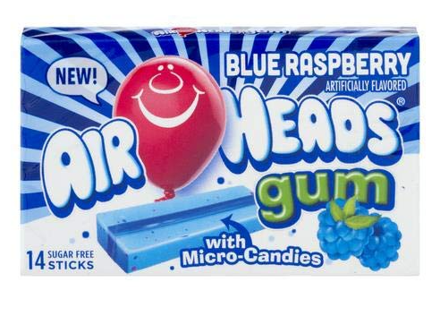 Airheads Gum Blue Raspberry