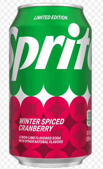 Sprite Winter Spiced Cranberry Limited Edition