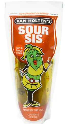 Sour Sis Tart & Tangy Pickle - Snacks/Chips (not for sale) from Pickle in Pouch, TSASN&CH
