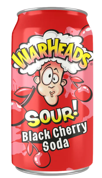 Warheads Extreme Sour Black Cherry Soda