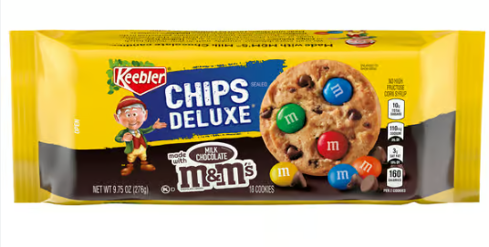 Chips Deluxe - Milk Chocolate m&m's Cookies 276g