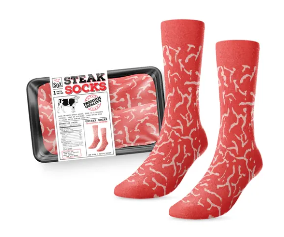 Steaks Socks Premium Quality - Quirky Stuff from Steaks Socks Premium Quality, TSAGIF