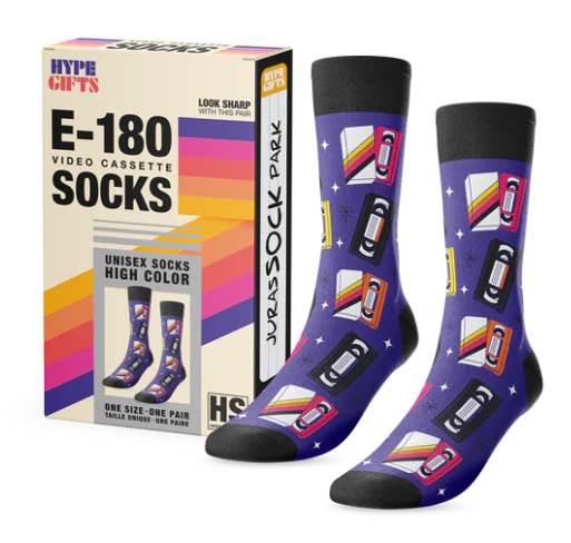 Out of the Sox E-180 Video Cassette Socks
