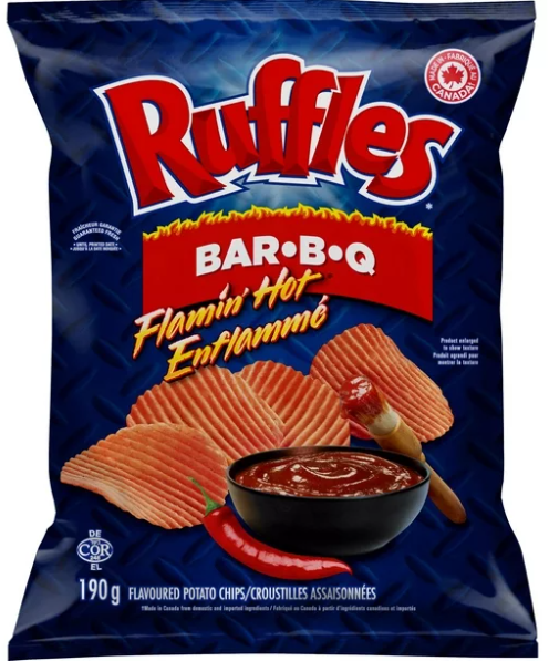 Ruffles Bar B Q Flamin' Hot