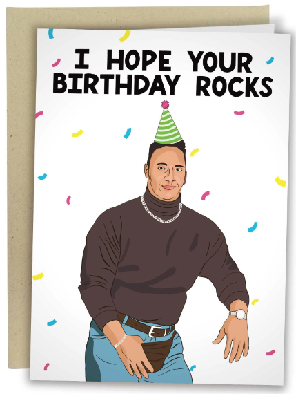 I Hope Your Birthday Rocks Card