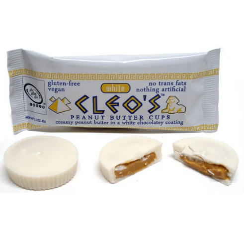 Go Max Go Cleo's White Peanut Butter Cups (12 x 43g)