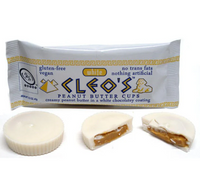 Thumbnail for Go Max Go Cleo's White Peanut Butter Cups (12 x 43g)