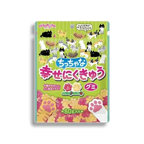 Senjaku Cat Paws Gummy Chicchana Shiawase Nikukyu (80g) - Japan