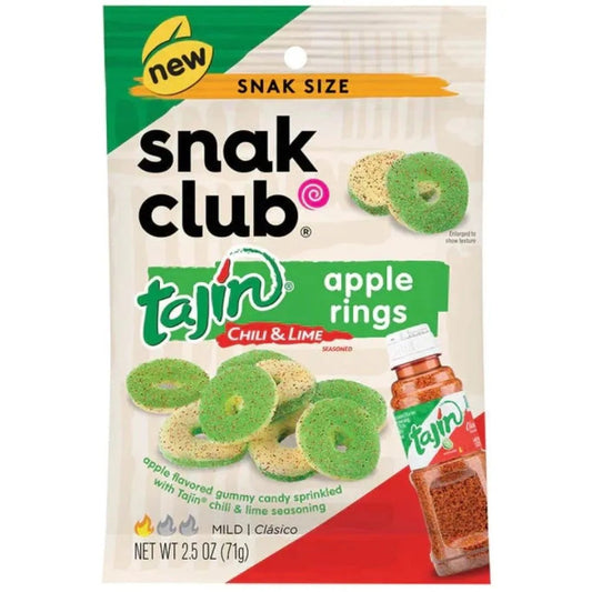 Snak Club Apple Rings Tajin Chili & Lime - Candy (not for sale) from Snak club, trending, cabestseller, usabestseller