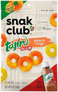 Thumbnail for Snak Club Tajin Chili & Lime Peach Rings 142g