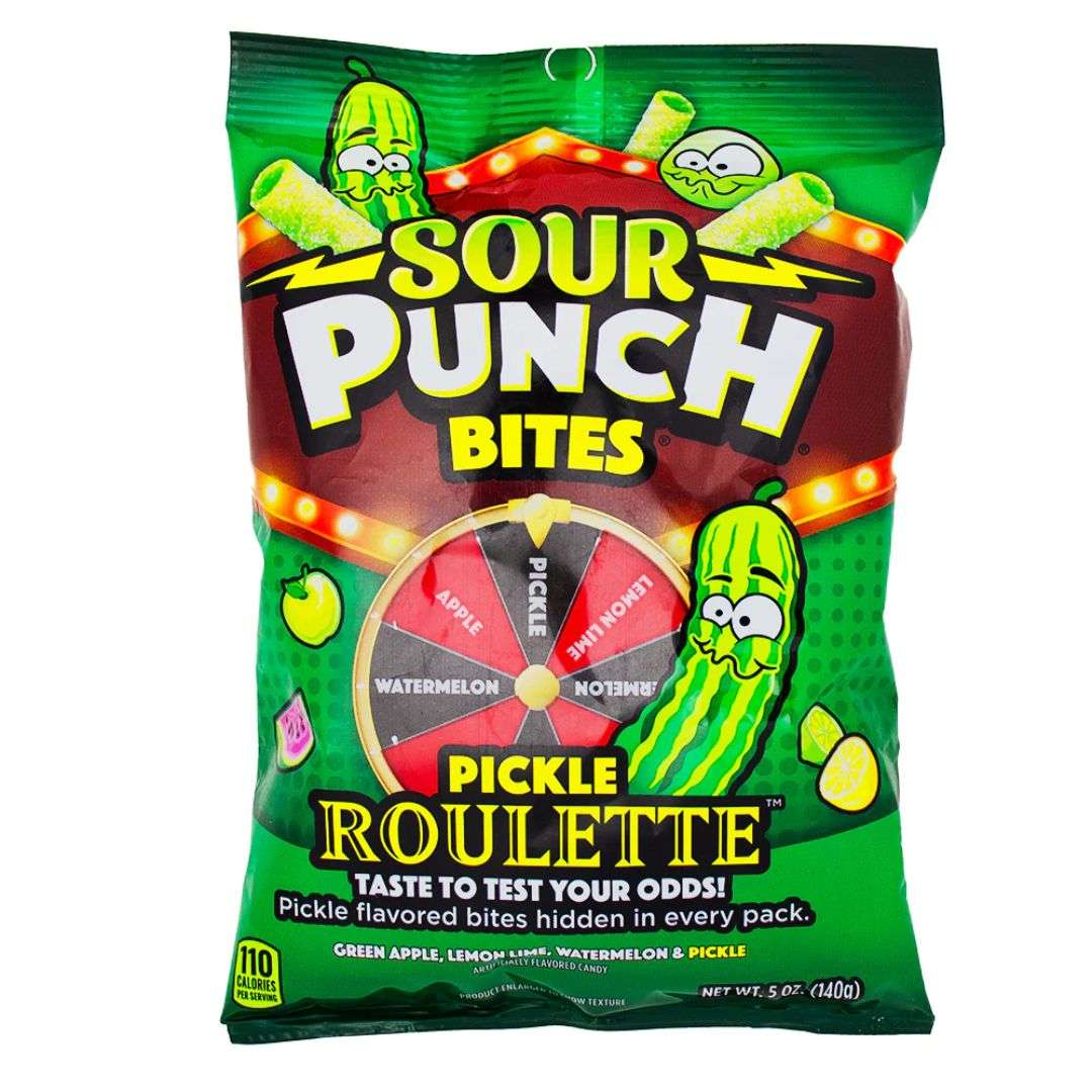 Sour Punch Bites Pickle Roulette