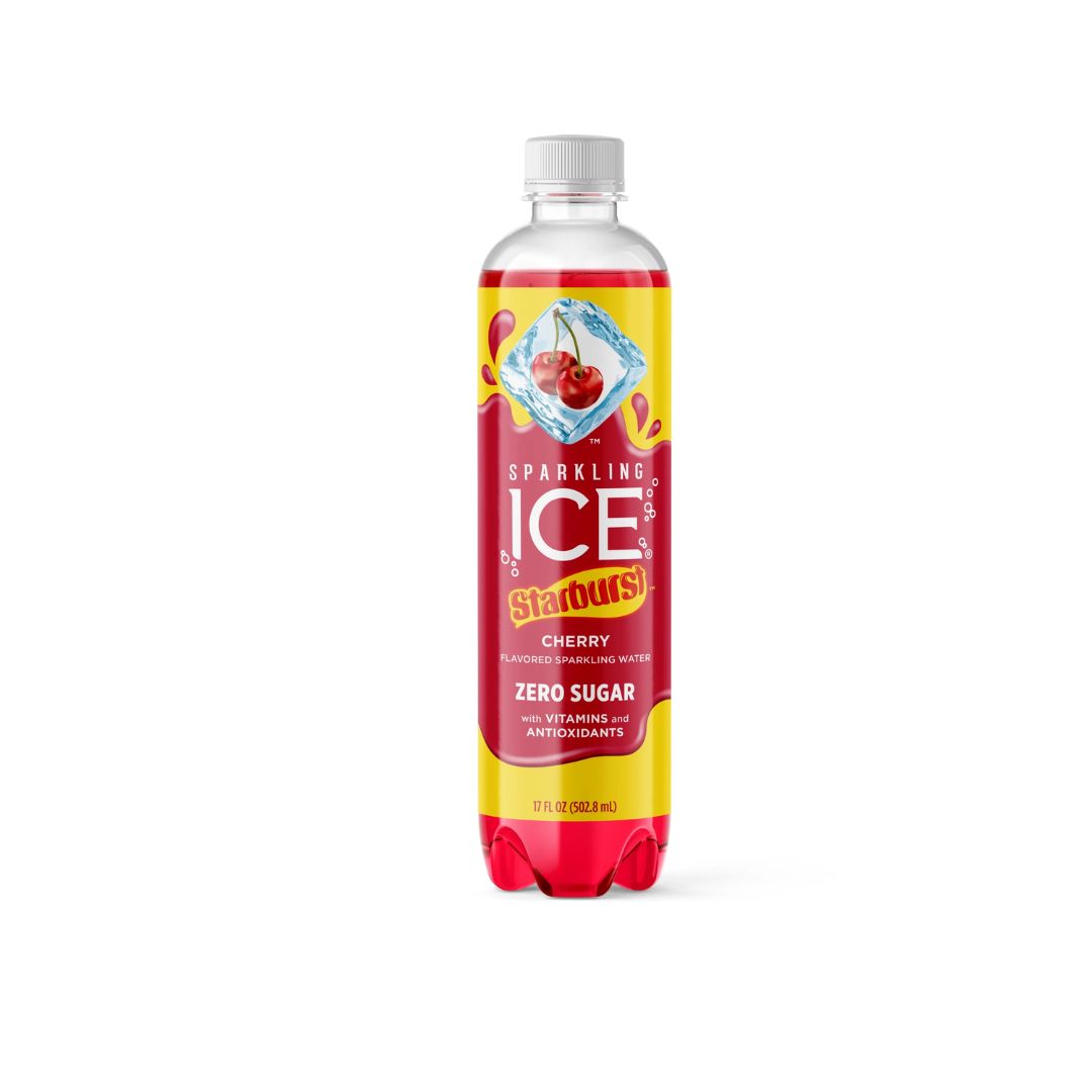 Starburst Sparkling Ice Cherry Flavour Sparkling Water (502.8ml)